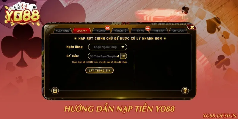 Nạp tiền Yo88