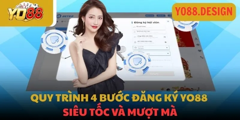 Quy trình 4 bước đăng ký tài khoản Yo88 siêu tốc và mượt mà